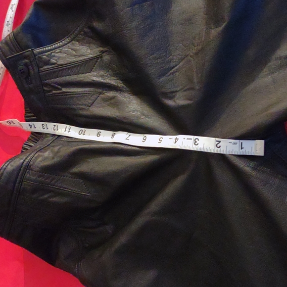Vintage design assets size 10 high waisted leather pants - Picture 7 of 11